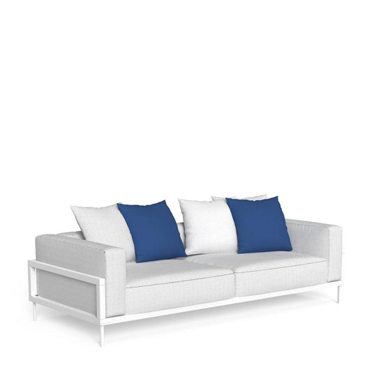Cleosoft Alu- Sofa White