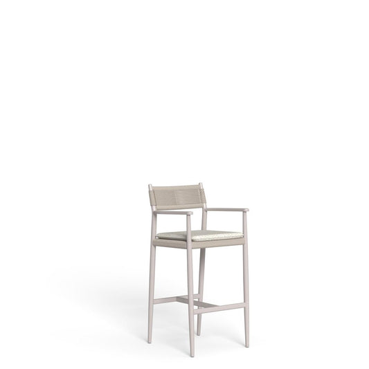 Dolcevita Alu - Bar Stool White