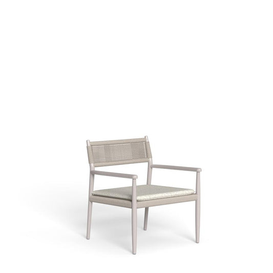 Dolcevita Alu - Lounge Armchair White
