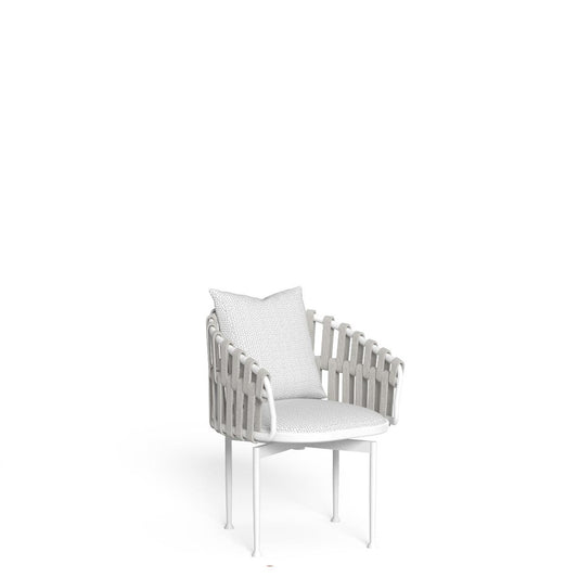 Frame - Swivel Dining Armchair White