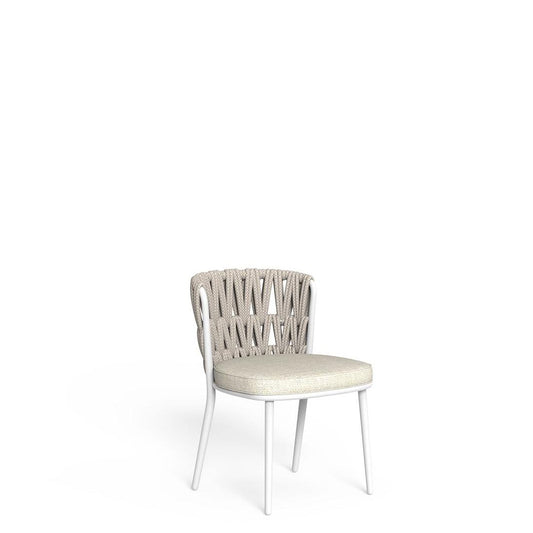 Swipe - Armless Dining Armchair White
