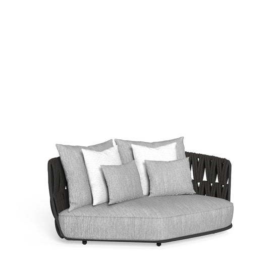 Swipe - Sofa Oblique End Sx Graphite