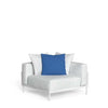 Cleosoft Alu - Sofa Corner White