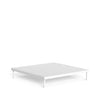Cleosoft Alu - Square Coffee Table White