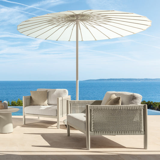 Dolcevita Alu - Living Armchair White