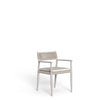 Dolcevita Alu - Dining Armchair White
