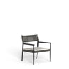 Dolcevita Alu - Lounge Armchair Graphite