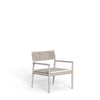 Dolcevita Alu - Lounge Armchair White
