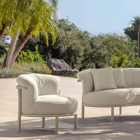 James - Living Armchair White