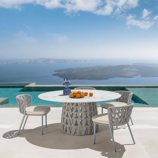 Swipe  - Armless Dining Armchair White