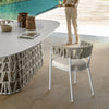 Swipe  - Dining Armchair White
