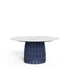 Swipe - Dining Table D150 Blue