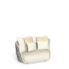 Swipe - Sofa Oblique End Dx White