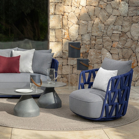 Swipe - Swivel Armchair Blue