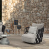 Swipe - Swivel Armchair Graphite