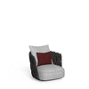 Swipe - Swivel Armchair Graphite